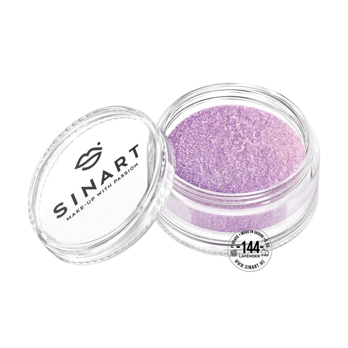 Пігмент для повік Sinart Make-Up With Passion, 144 Lavender, 0.5 г